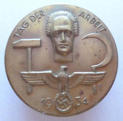 Third Reich : 'Tag der Arbeit' 1st May 1934 Labour Day 