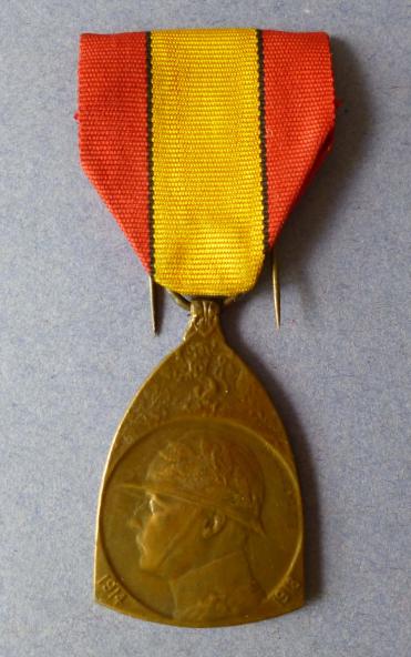 Belgium : 1914-18 War Medal.