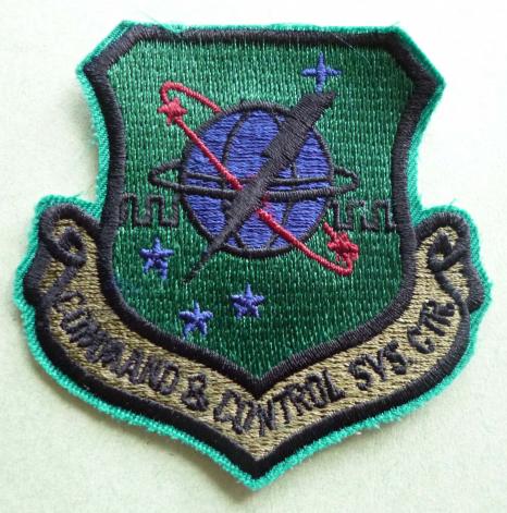 USA : Air Force Command & Control Services Centre Shoulder Flash.