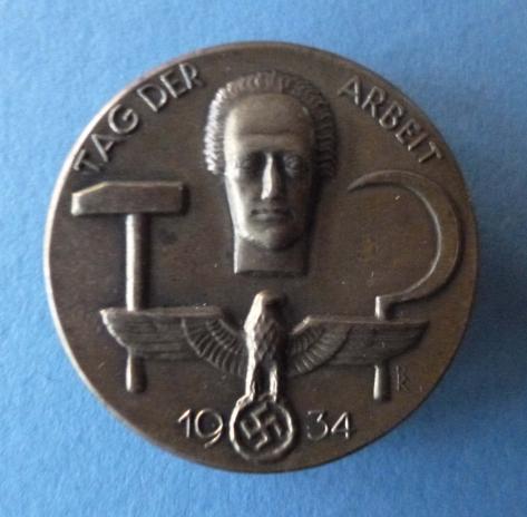 Third Reich : 'Tag der Arbeit' 1st May 1934 Labour Day 