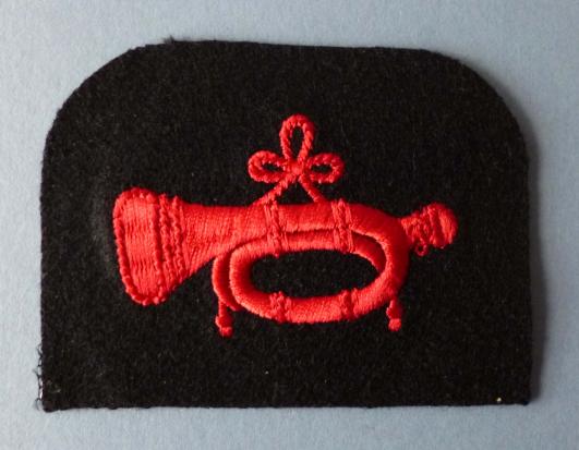 Royal Navy Bugler's Armbadge.