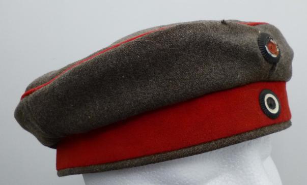 Imperial : WW1 German Prussian 1907 Pattern O-ranks Field Cap (Einheits-Feldmütze).