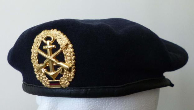 BRD : German Bundesmarine Beret for Naval Security Troops (Marinesicherungstruppen).