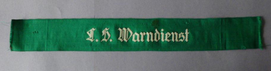 Third Reich ; Luftschutzwarndienst 