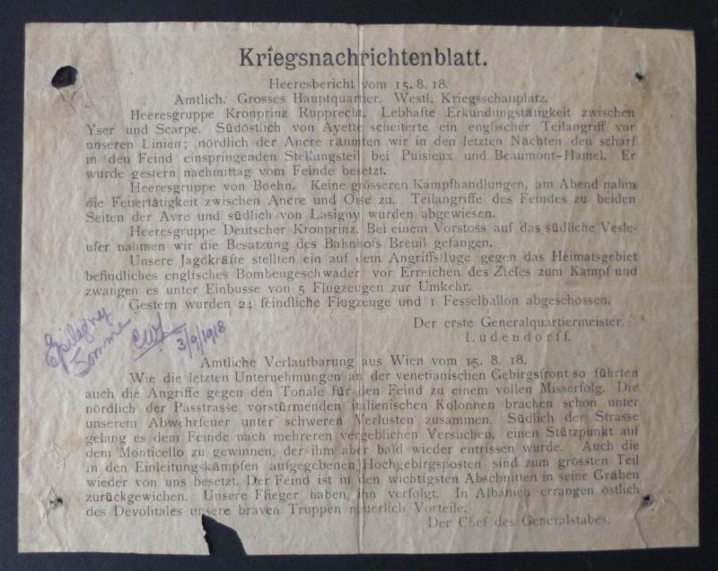 Imperial : German WW1 Original 
