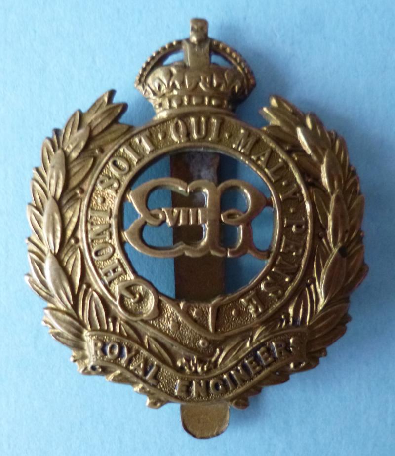 Royal Engineers Edward VIII Cap-badge.