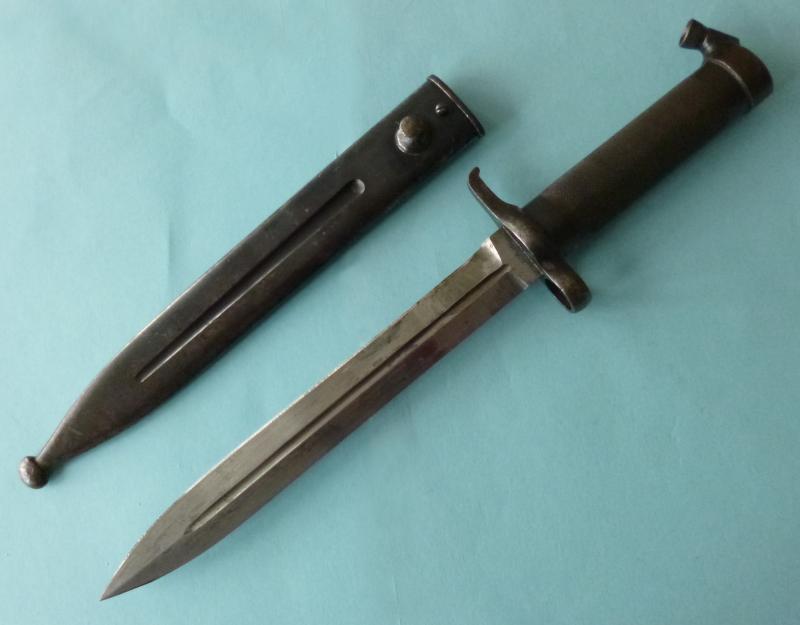 Sweden : Model 1896 Mauser Bayonet complete with Scabbard.