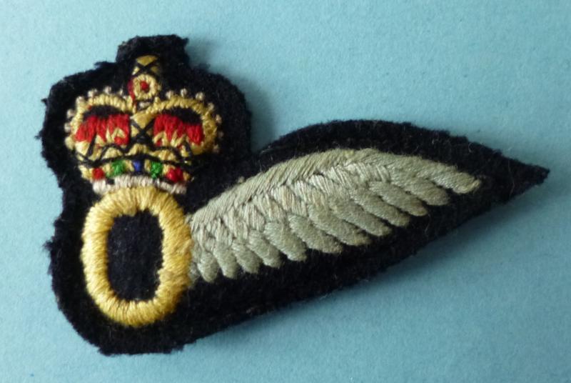 Army Air Corps Observers Queen's Crown Wings.