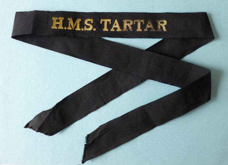Royal Navy Ship's Cap-tally 