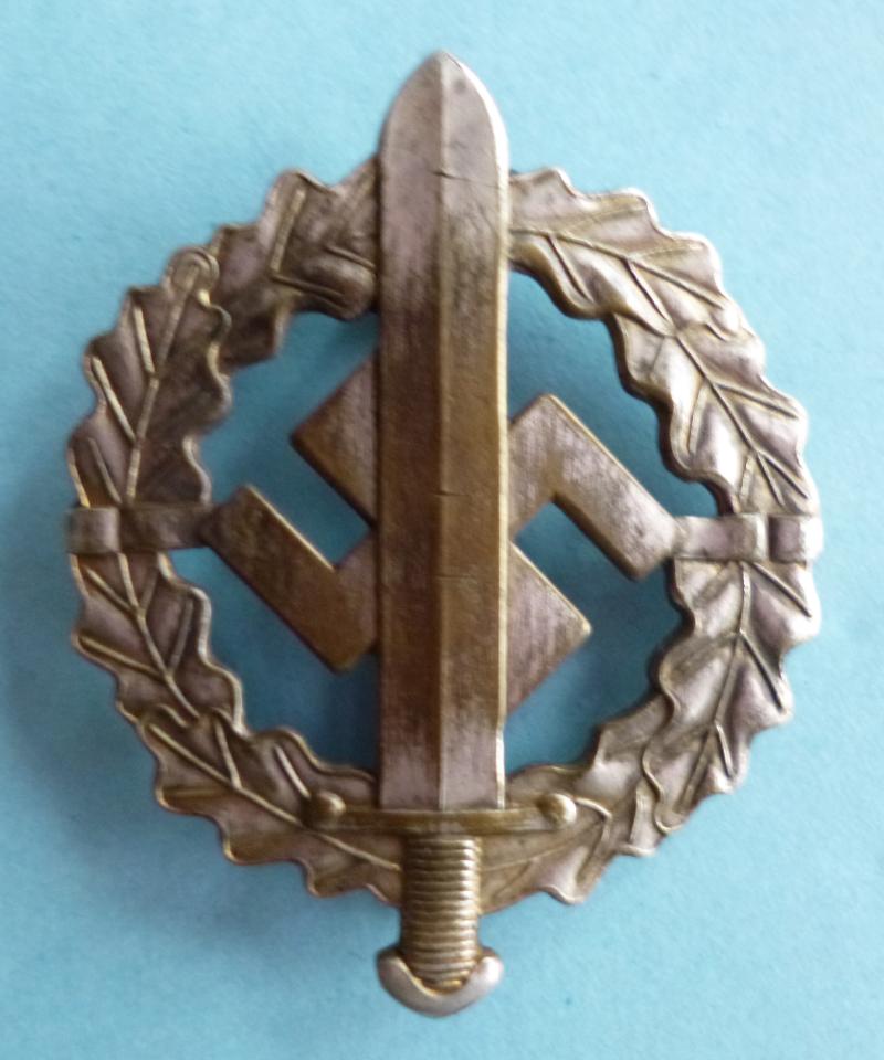 Third Reich : SA Military Sports Badge in Silver (SA-Sportabzeichen in Silber).