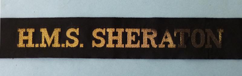 Royal Navy Ship's Cap-tally 