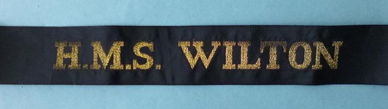 Royal Navy Ship's Cap-tally 