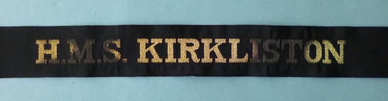 Royal Navy Ship's Cap-tally 