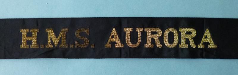 Royal Navy Ship's Cap-tally 