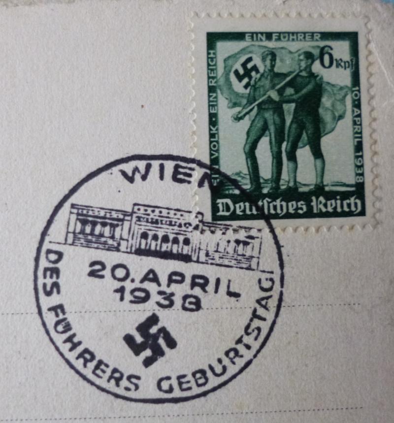 Third Reich : Portrait Postcard of Adolf Hitler.