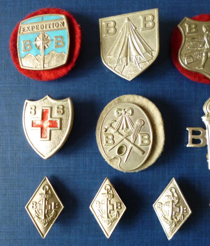 Boys' Brigade Groupimg of 13 Proficieny and Service Award Badges.