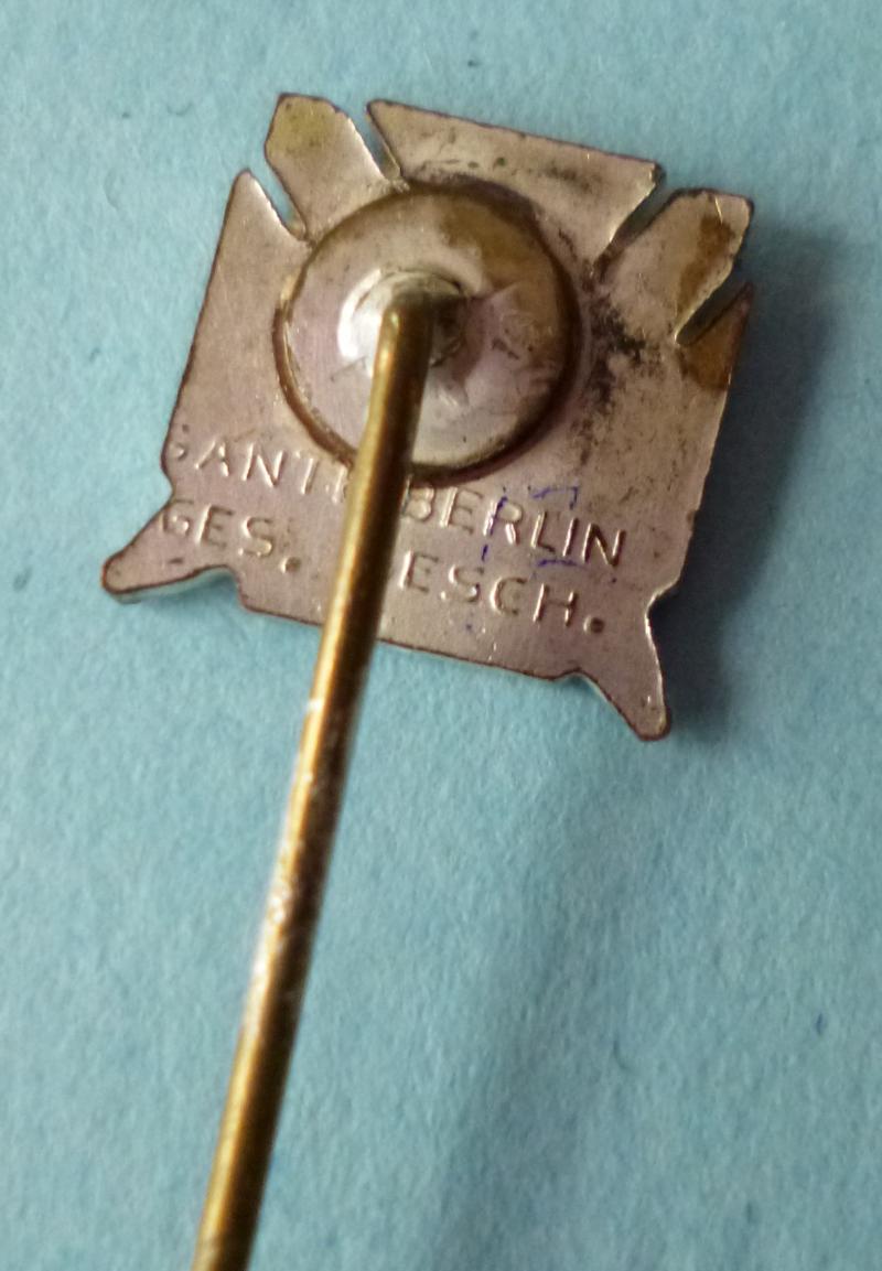 Third Reich : Reichstreubund (RTB) Membership Sttck-pin Lapel-badge.