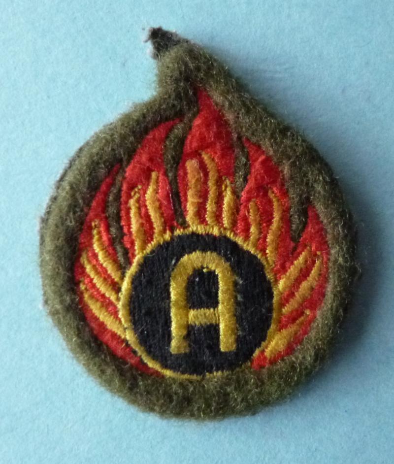 Army Ammunition Technical Officer (ATO) Machine-embroidered Arm-badge.