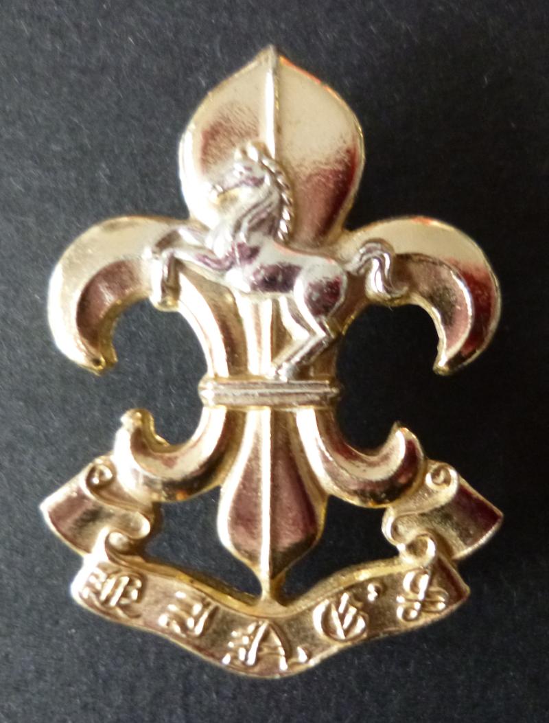 The King's Regiment Staybrite Cap-badge.