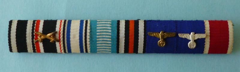 Third Reich : Medal Ribbon-bar with Eight Ribbons.