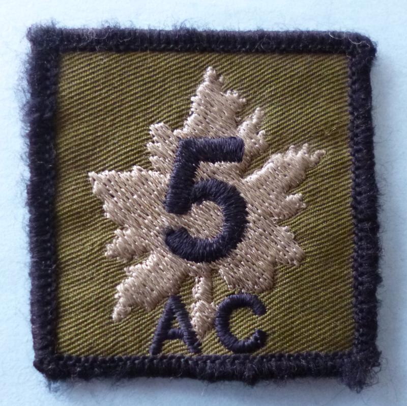 Royal Air Force No.5 (Army Co-operation) Squadron Subdued Formation-flash.