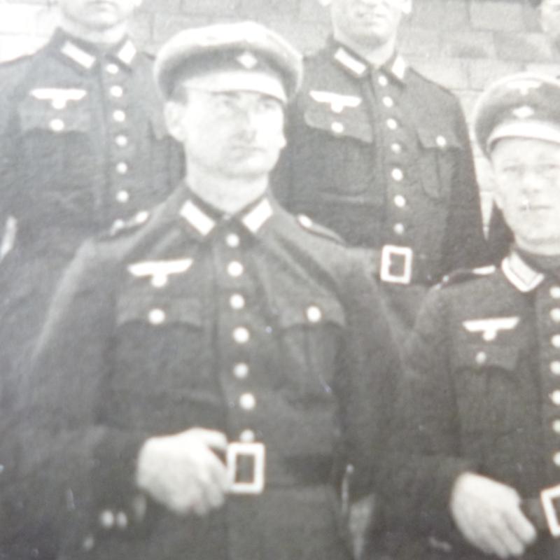Third Reich : Postcard Photograph of Unidentified Group of Uniformed Individuals.