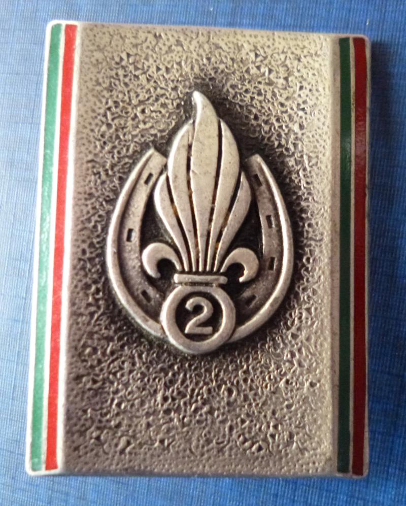 France : Foreign Legion 2nd Infantry Regiment (2e Régiment étranger d'infanterie (2REI)) Formation-badge.