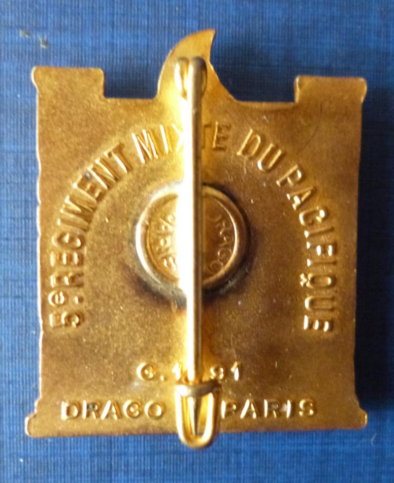 France : Foreign Legion 5th Mixed Regiment of the Pacific (5e Régiment Mixte du Pacifique) Formation-badge.