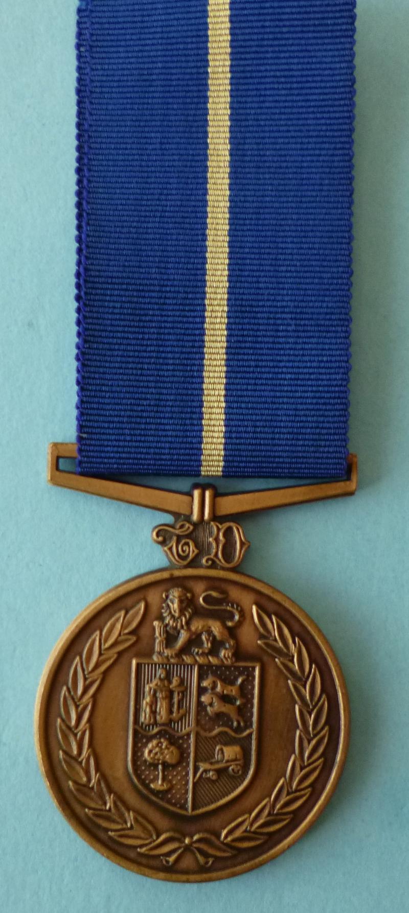 South Africa : South African Police Medal for Faithful Service.