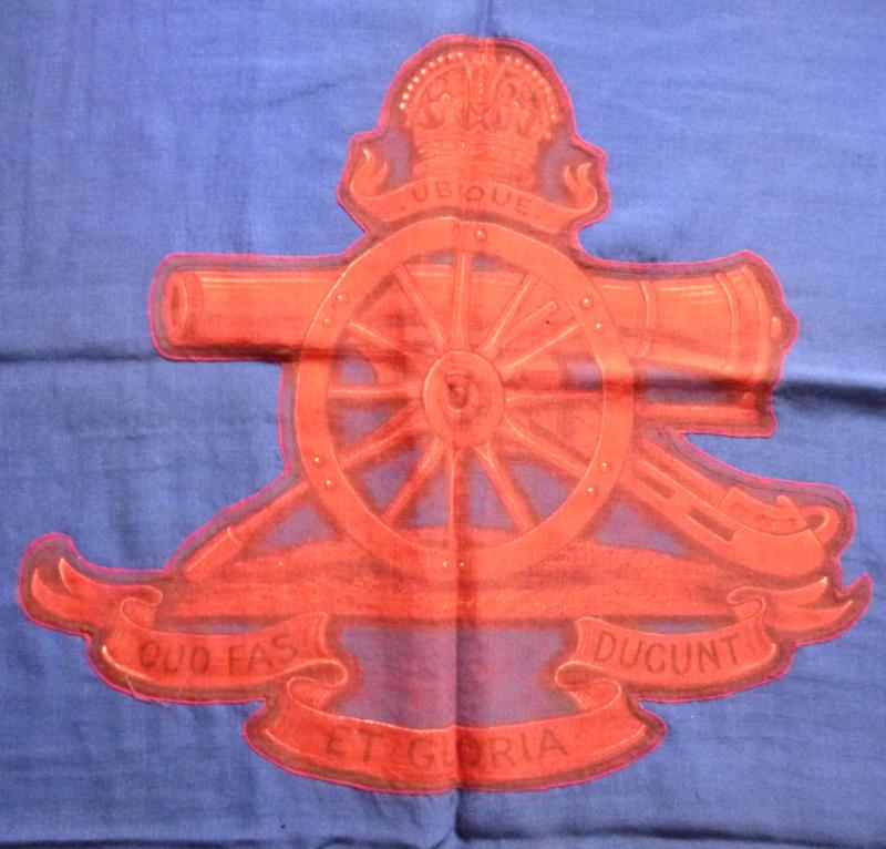 Royal Artillery Regimental HQ Flag of 125th Field Regiment RA (TA).