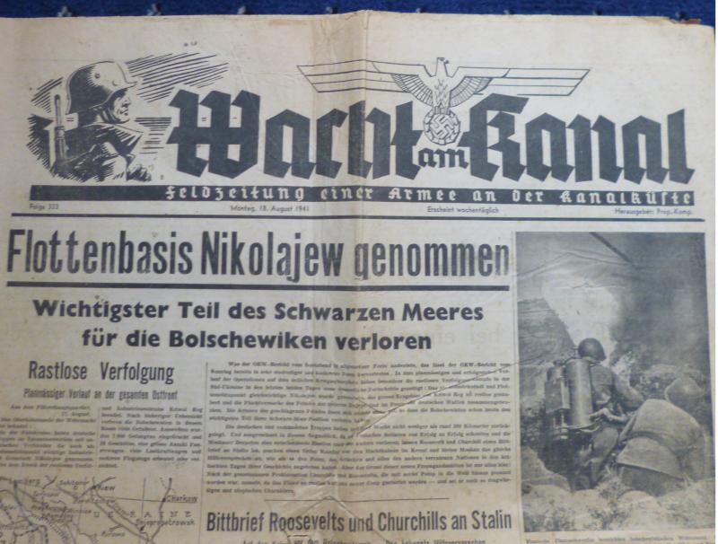 Third Reich : Broadsheet Newspaper