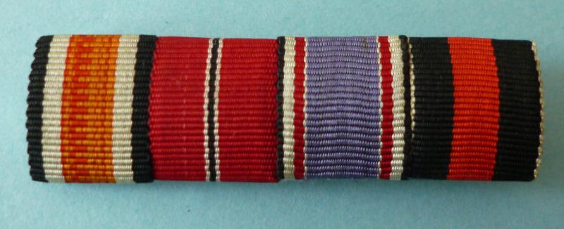 Third Reich : German Medal Ribbon-bar with Four Ribbons.