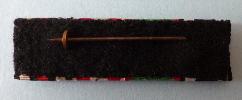 Imperial : German WW1 Four-medal Ribbon-bar.