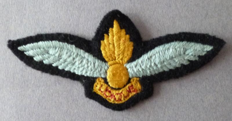 Royal Artillery Pilots Wings.