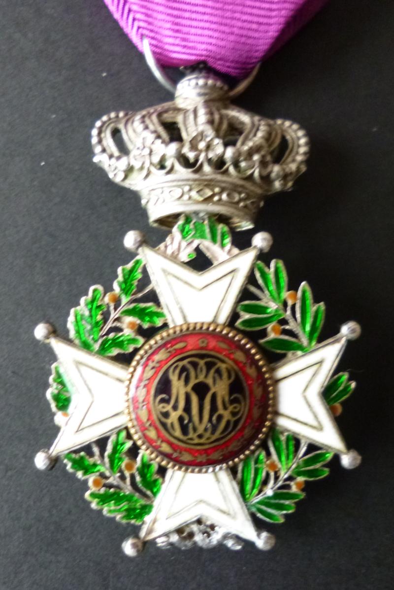 Belgium : Order of Leopold I Knight / Chevalier (5th Class) Breast-badge.