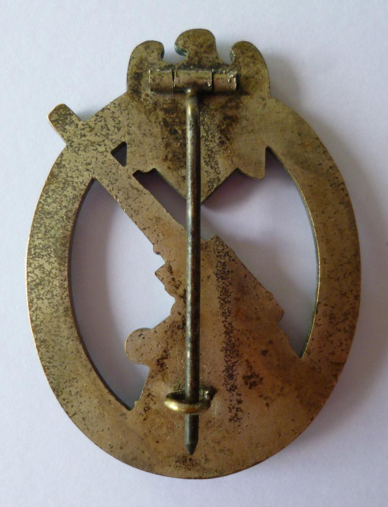 COPY : Third Reich Wehrmacht / Heer (army) Flakkampfabzeichen.