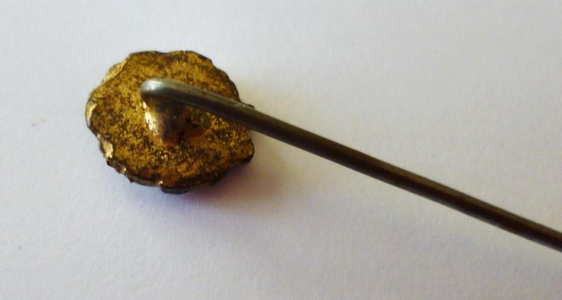 Third Reich : Wehrmacht Motor-vehicle Drivers' Merit Badge in Silver Stickpin Miniature Lapel-badge.