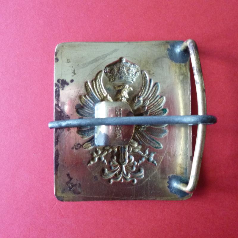 Spain : Pre-Civil War Monarchy-era Army Brass Belt-buckle.