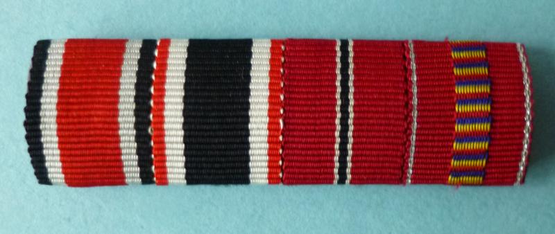 Third Reich : German Medal Ribbon-bar with Four Ribbons.
