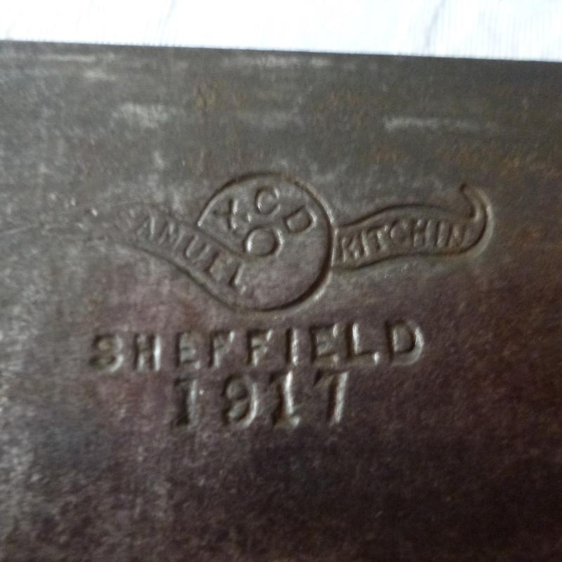 WW1 British Army 1917 dated Machete with Scabbard.