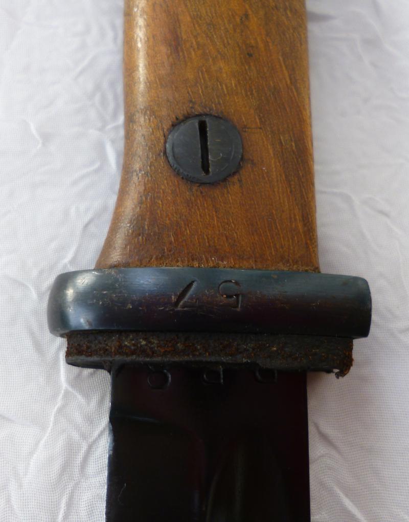 Spain : Spanish M43 Mauser S84/98 Bayonet with Scabbard. :